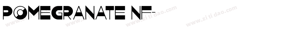 Pomegranate NF字体转换